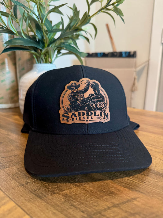 Custom Durra Bull 6-Panel Performance Hat | Personalized Leather Patch Snapback
