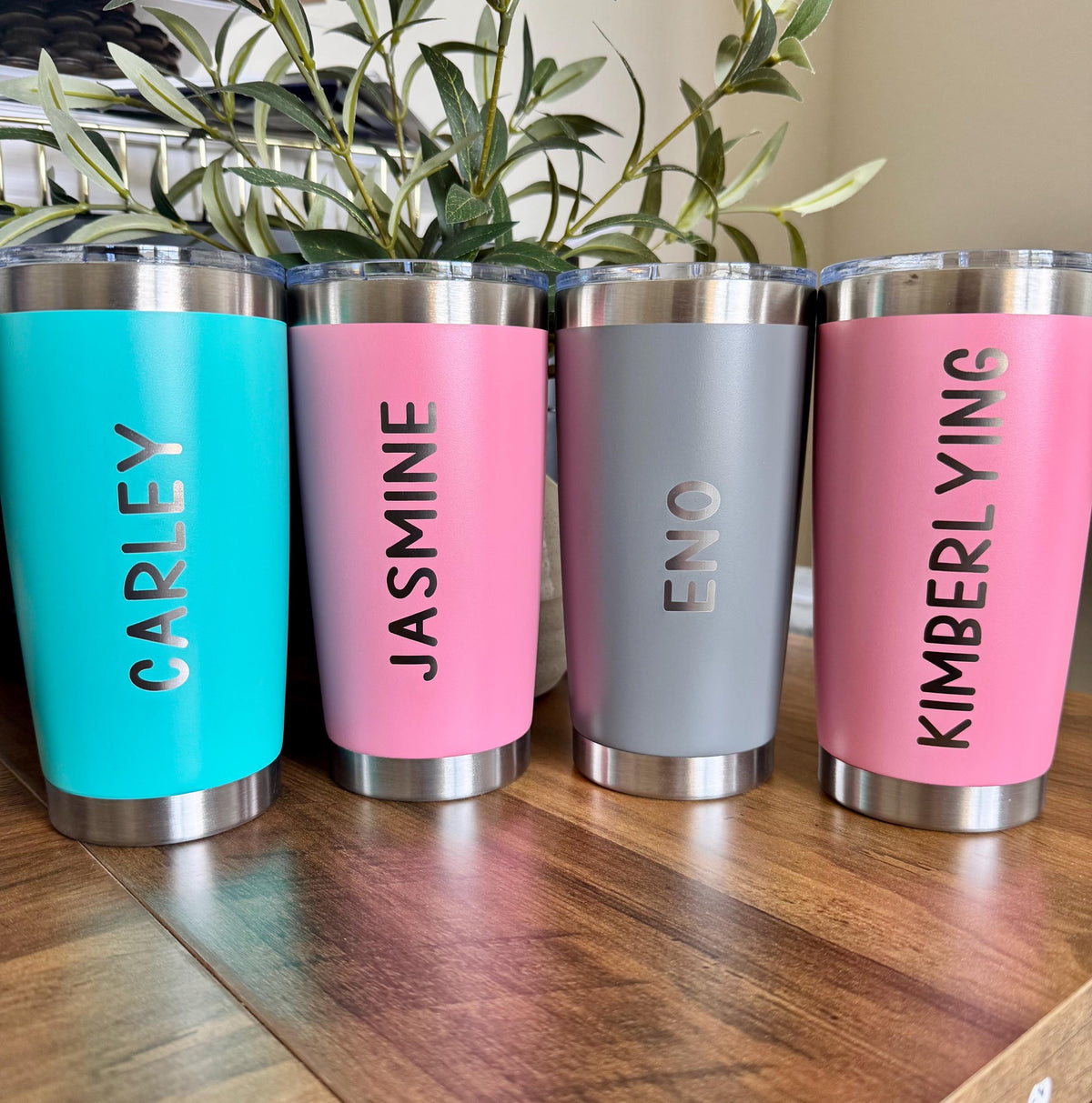 Personalized Tumbler 20oz | Engraved Name Cup | Custom Stainless Steel Travel Mug | Tumbler Gift