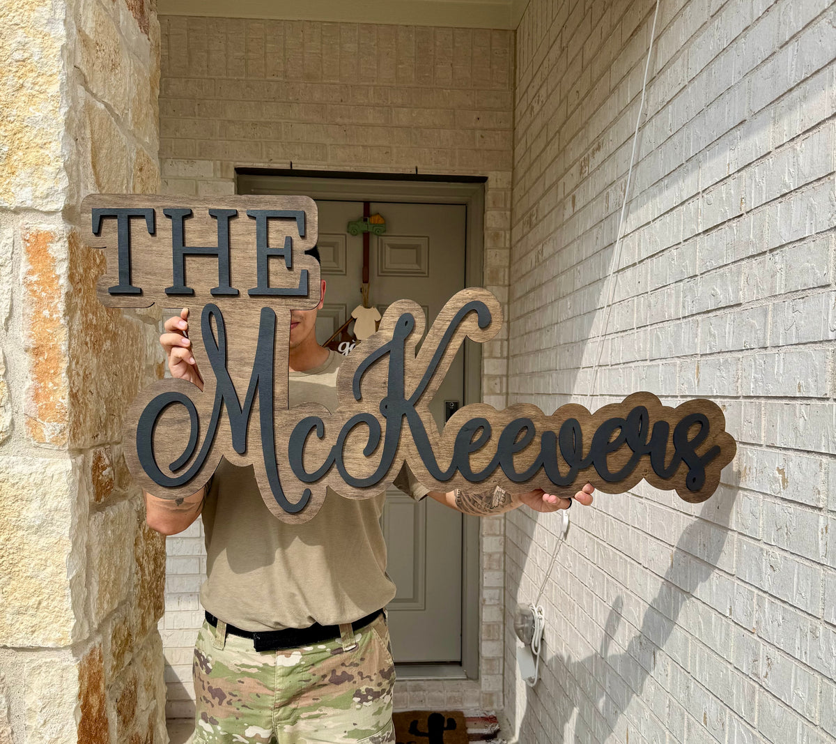 Custom Family Name Sign