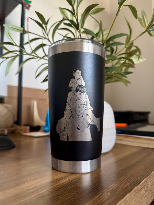 Personalized Tumbler 20oz | Engraved Name Cup | Custom Stainless Steel Travel Mug | Tumbler Gift