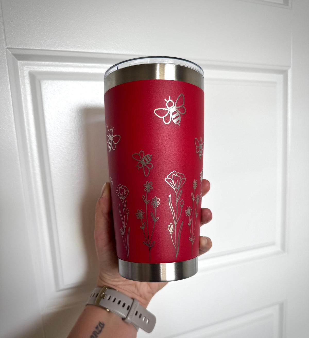 Personalized Tumbler 20oz | Engraved Name Cup | Custom Stainless Steel Travel Mug | Tumbler Gift