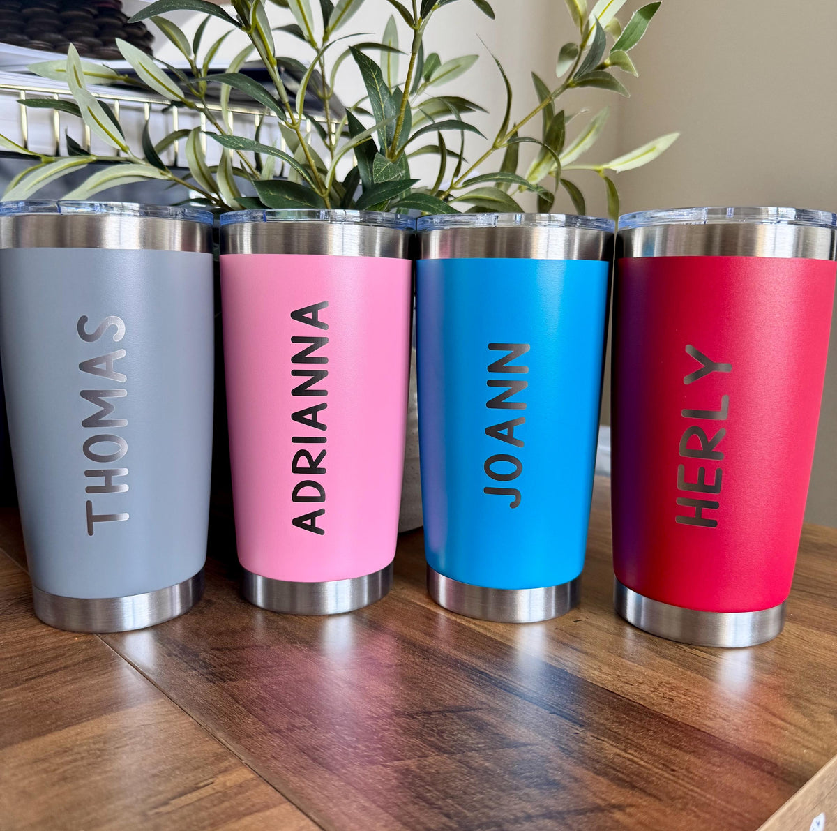 Personalized Tumbler 20oz | Engraved Name Cup | Custom Stainless Steel Travel Mug | Tumbler Gift