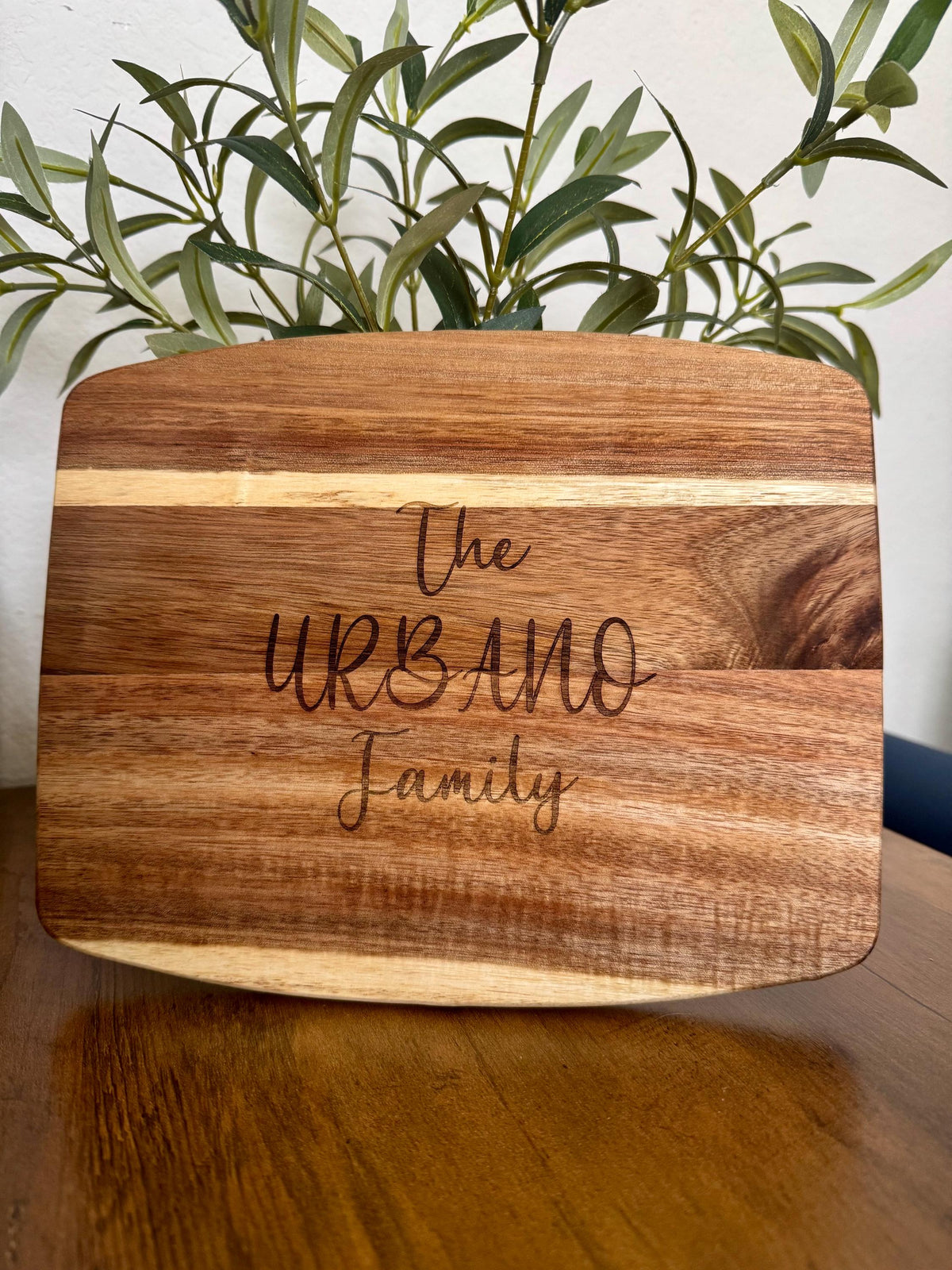 Personalized Charcuterie Board 8x10 | Custom Engraved Cutting Board | Family Name Kitchen Decor | Housewarming| Monogram